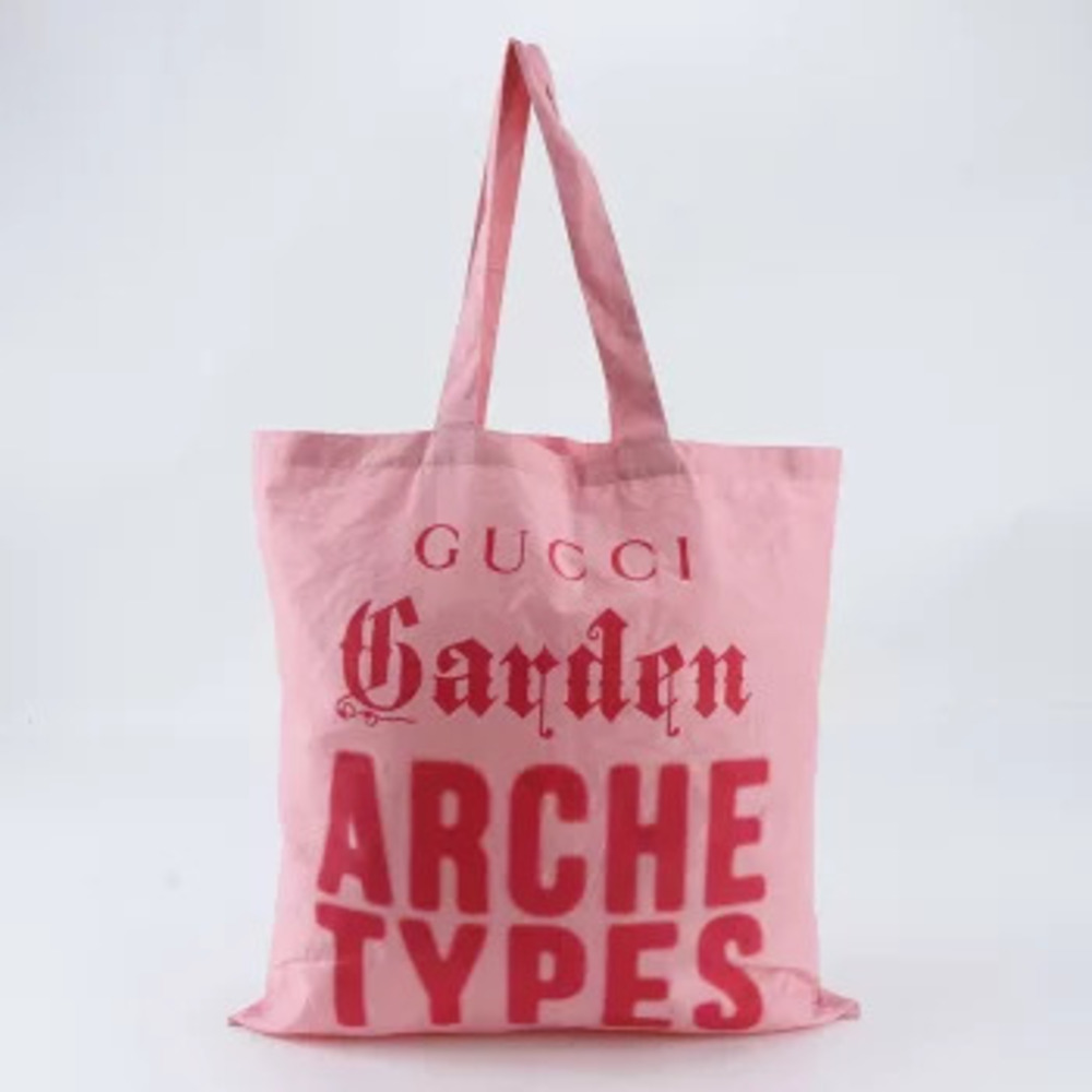 Gucci Garden Archetype 2Way Shoulder Tote Bag Leather Pink